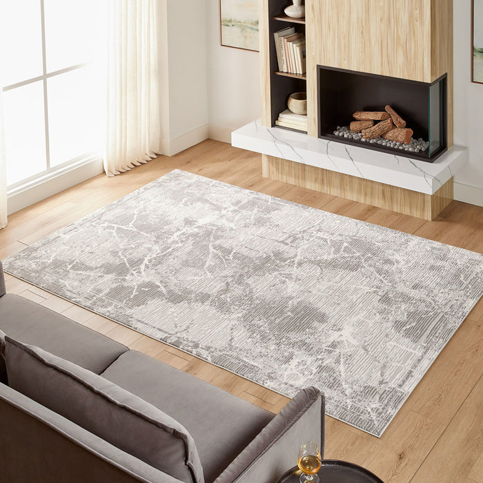 Greta Gray Marble Striations - T4012 - 10' x 13'