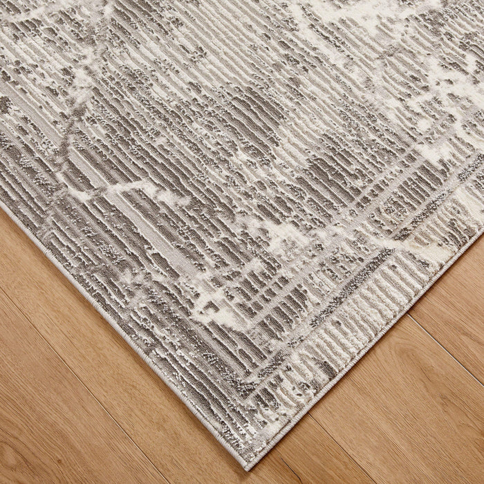 Greta Gray Marble Striations - T4012 - 8' x 11'
