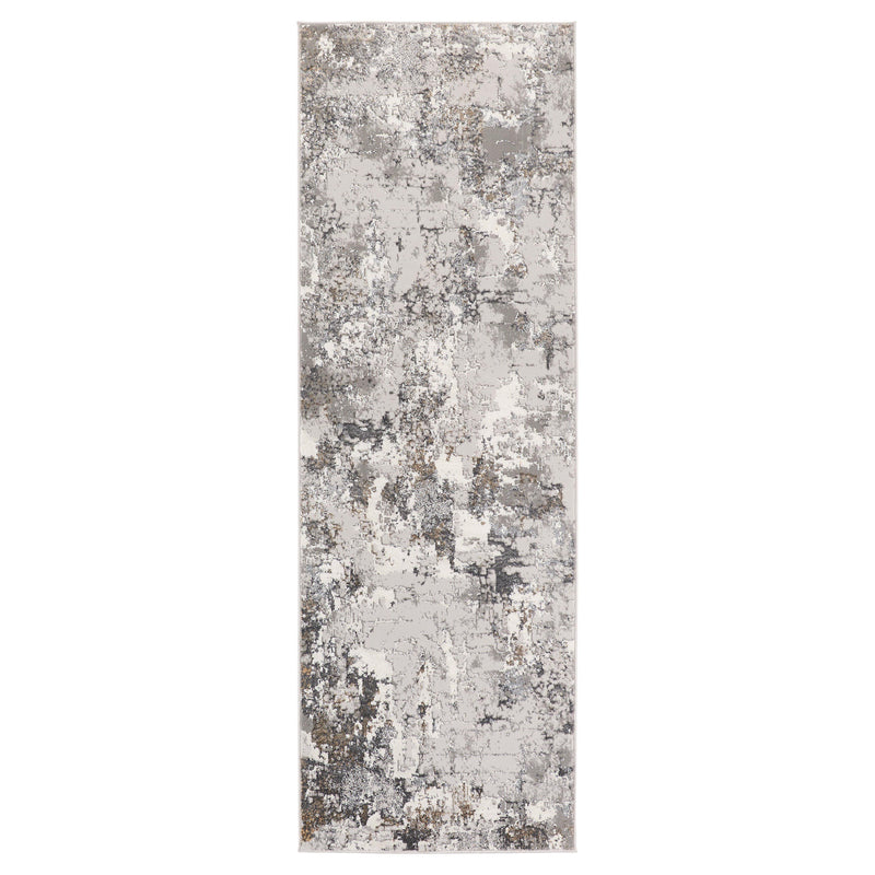 Greta Gray Painterly - T4013 - 3' x 8' Runner