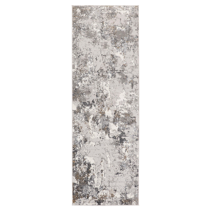 Greta Gray Painterly - T4013 - 3' x 8' Runner