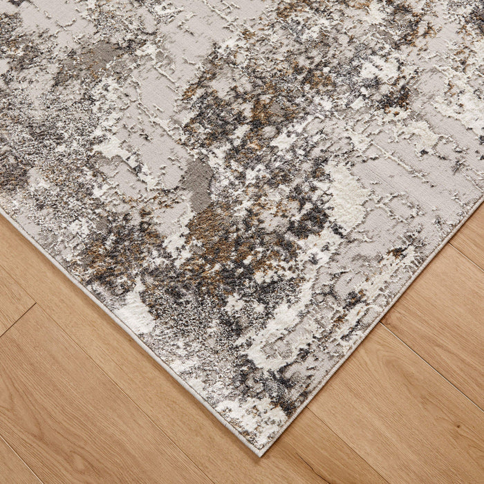 Greta Gray Painterly - T4013 - 5' x 8'