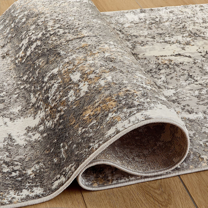 Greta Gray Painterly - T4014 - 3' x 8' Runner