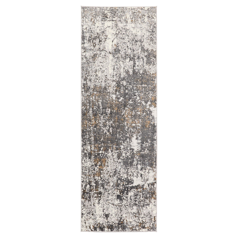 Greta Gray Painterly - T4014 - 3' x 8' Runner
