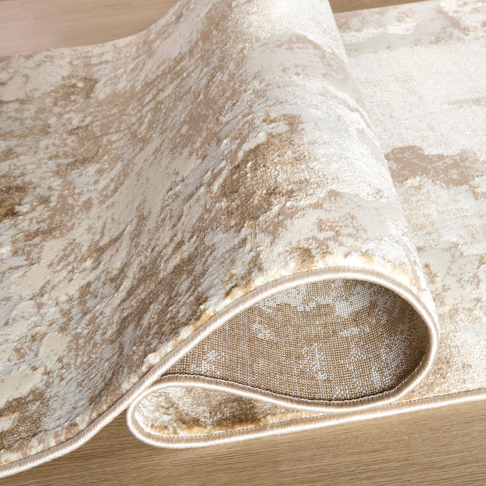 Livia Gold Painterly - T4016 - 3' x 8' Runner