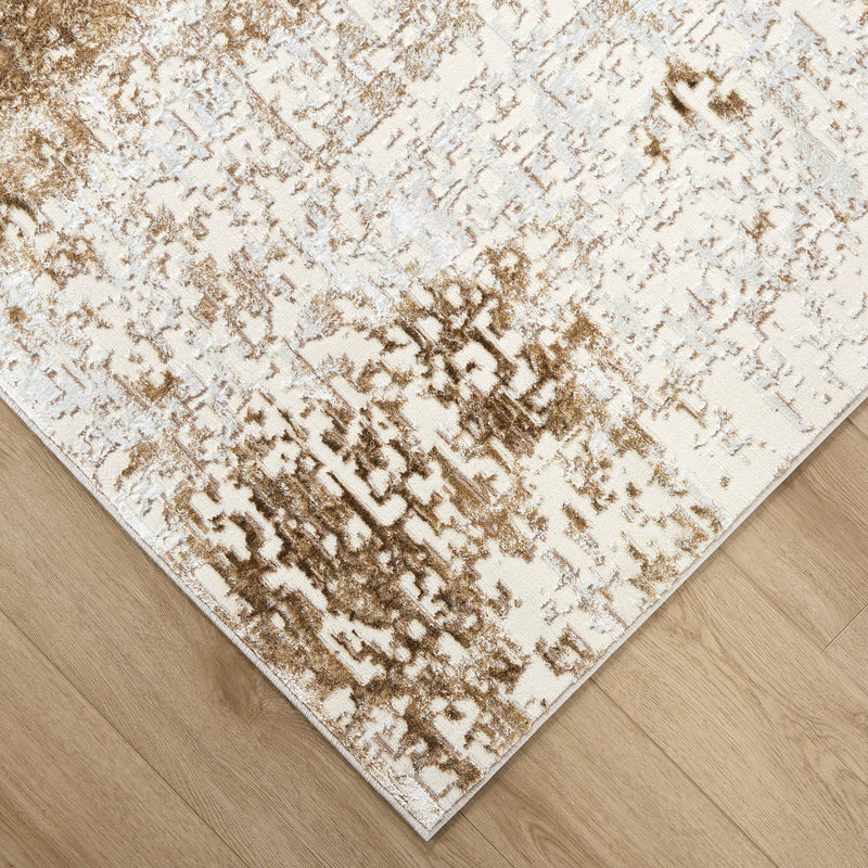 Livia Gold Painterly - T4017 - 5' x 8'