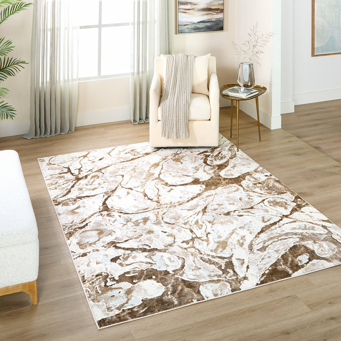 Livia Brown Marbled - T4018 - 2' x 3'