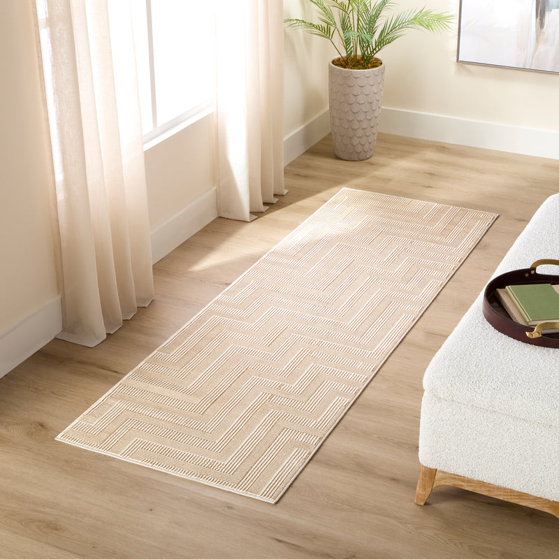 Livia Gold Geometric - T4019 - 3' x 8' Runner