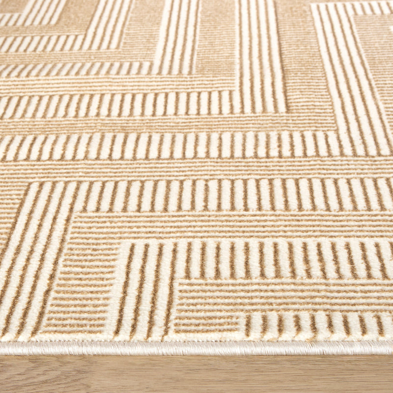 Livia Gold Geometric - T4019 - 3' x 8' Runner