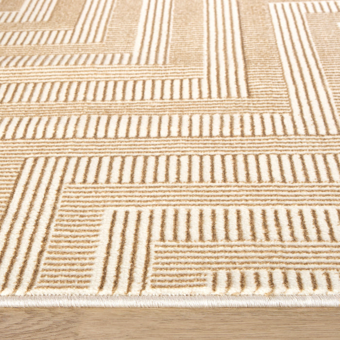 Livia Gold Geometric - T4019 - 3' x 8' Runner