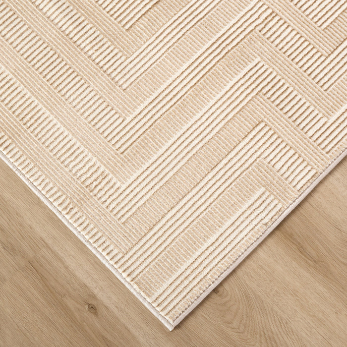 Livia Gold Geometric - T4019 - 3' x 8' Runner