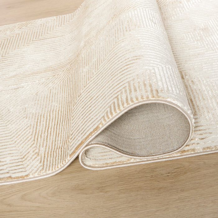 Livia Gold Geometric - T4020 - 3' x 8' Runner