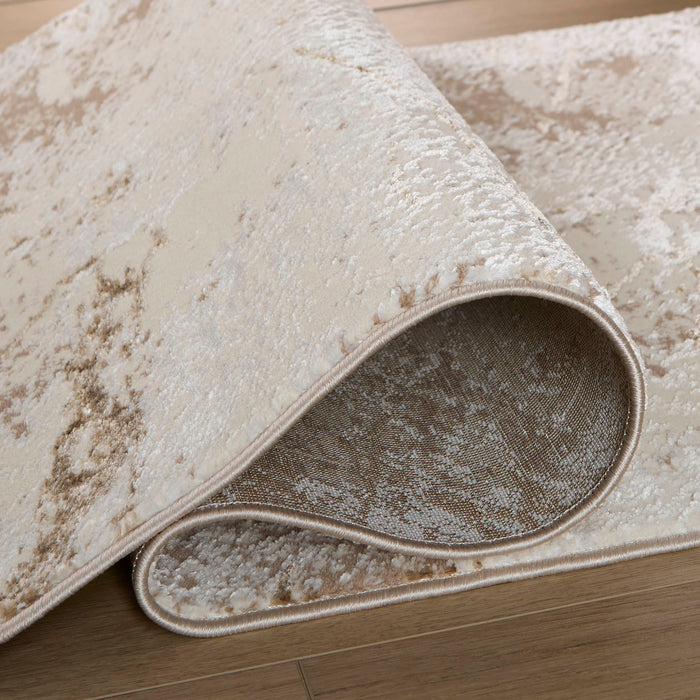 Livia Brown Marble Striations - T4021 - 3' x 8' Runner