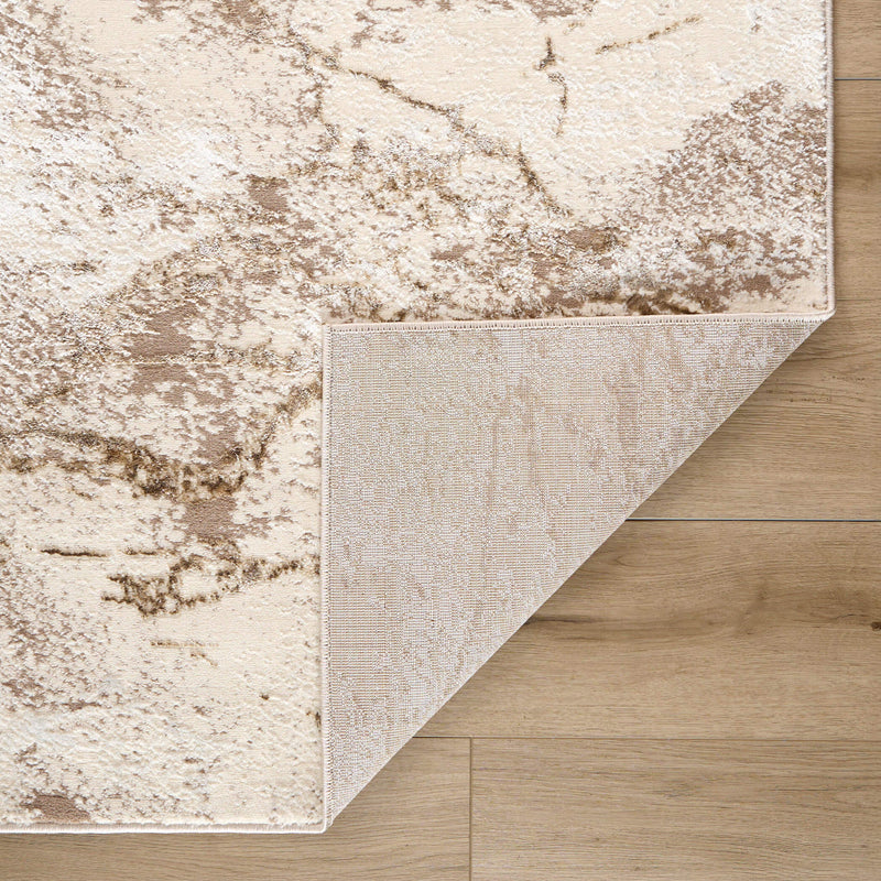 Livia Brown Marble Striations - T4021 - 3' x 8' Runner