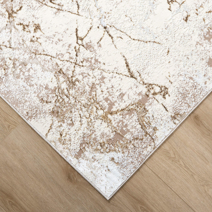 Livia Brown Marble Striations - T4021 - 7' x 9'