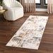 Salim Ivory Brown Painterly - T4022 - 3' x 8' Runner