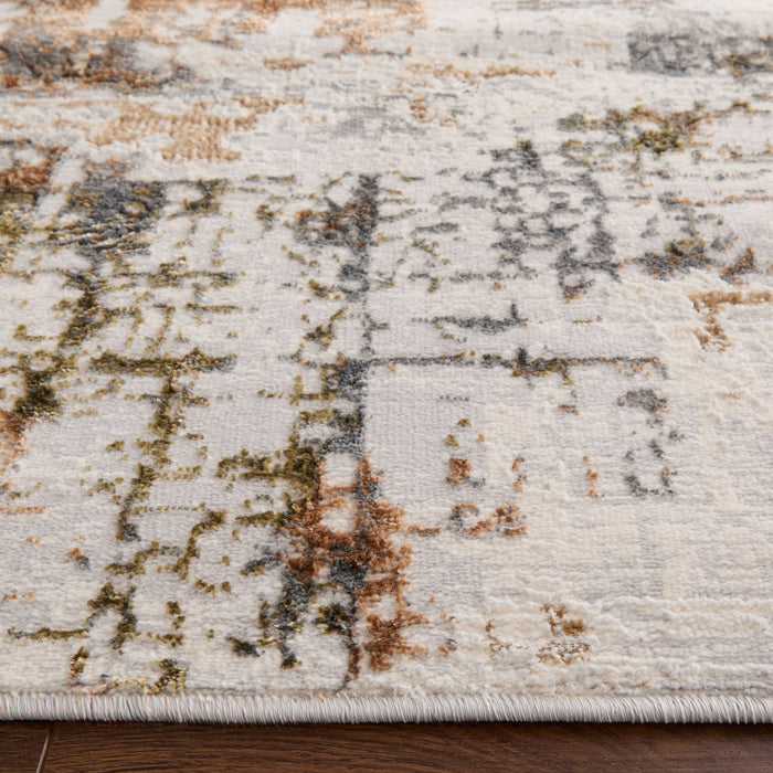 Salim Ivory Brown Painterly - T4022 - 3' x 8' Runner