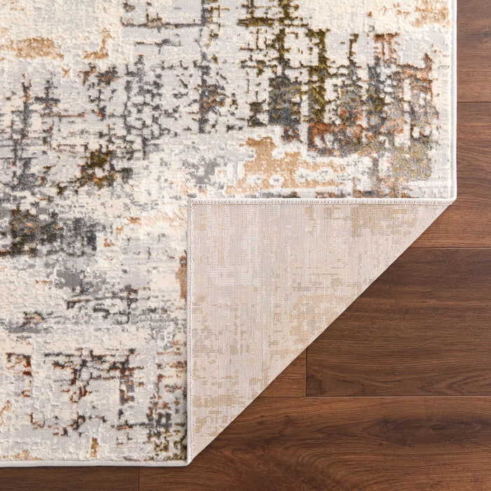 Salim Ivory Brown Painterly - T4022 - 3' x 8' Runner