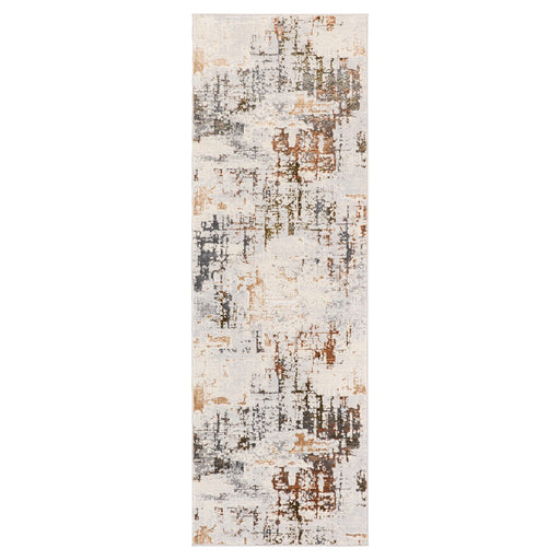 Salim Ivory Brown Painterly - T4022 - 3' x 8' Runner