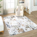 Salim Ivory Brown Painterly - T4022 - 5' x 8'