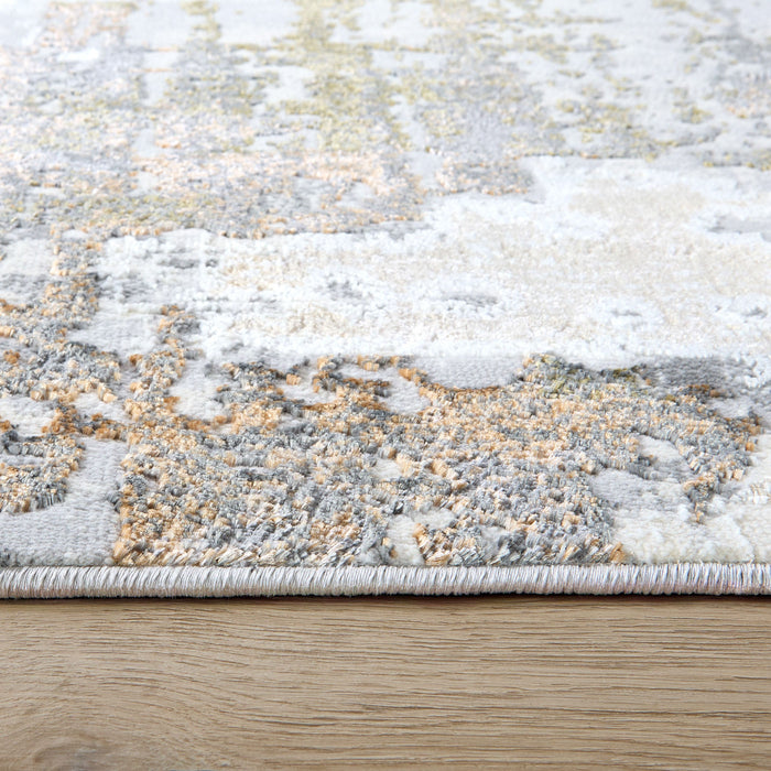 Salim Ivory Brown Painterly - T4022 - 8' x 11'