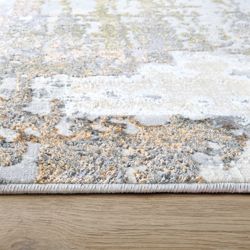 Salim Ivory Brown Painterly - T4022 - 5' x 8'