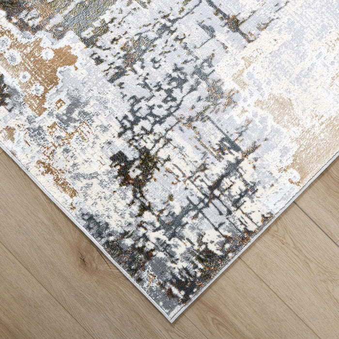 Salim Ivory Brown Painterly - T4022 - 2' x 3'