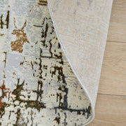 Salim Ivory Brown Painterly - T4022 - 5' Round