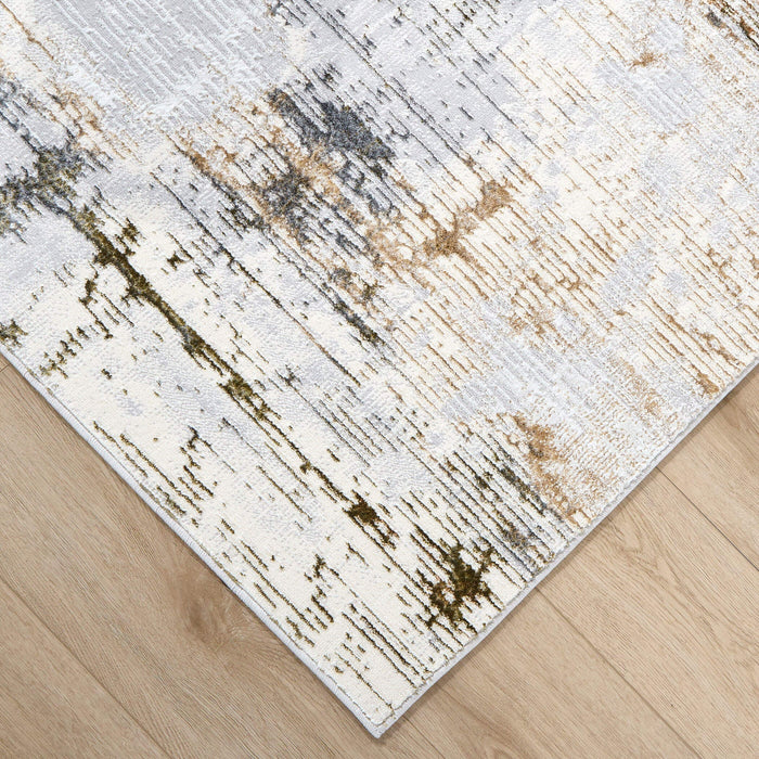 Salim Ivory Brown Painterly - T4023 - 8' x 11'