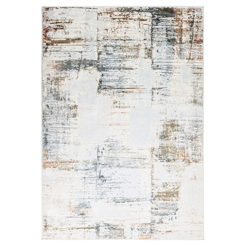 Salim Ivory Brown Painterly - T4023 - 5' x 8'
