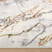 Salim Ivory Brown Marble Striations - T4024 - 3' x 8' Runner