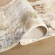 Salim Beige Brown Painterly - T4025 - 3' x 8' Runner