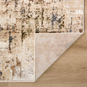 Salim Beige Brown Painterly - T4025 - 3' x 8' Runner