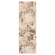 Salim Beige Brown Painterly - T4025 - 3' x 8' Runner