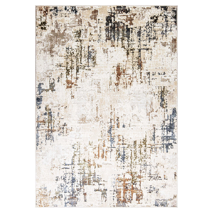 Salim Beige Brown Painterly - T4025 - 8' x 11'