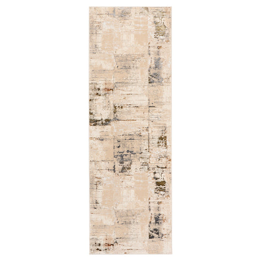 Salim Ivory Brown Painterly - T4026 - 3' x 8' Runner