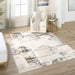 Salim Ivory Brown Painterly - T4026 - 8' x 11'