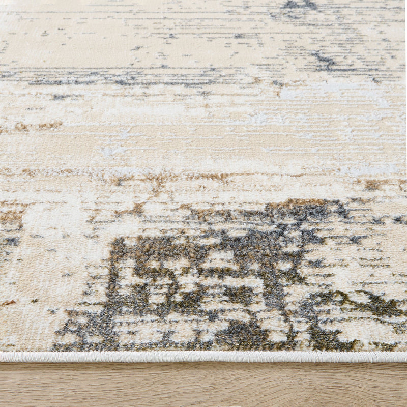 Salim Ivory Brown Painterly - T4026 - 5' x 8'