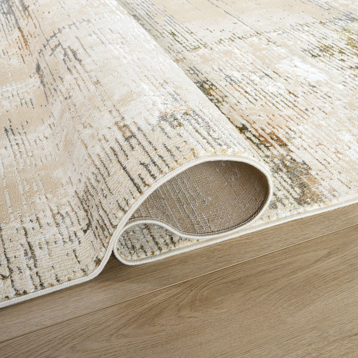 Salim Ivory Brown Painterly - T4026 - 10' x 13'