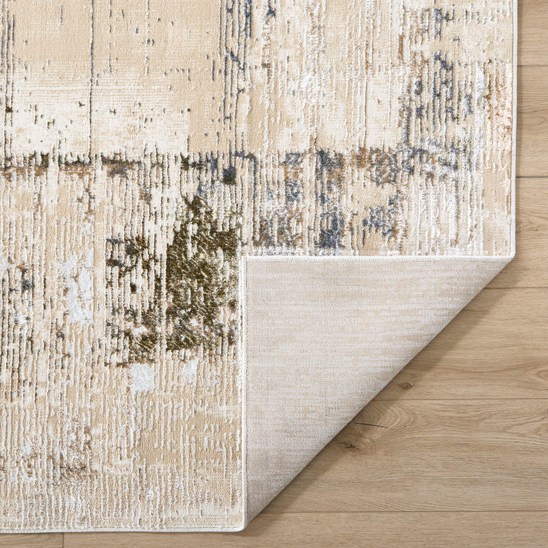 Salim Ivory Brown Painterly - T4026 - 5' x 8'