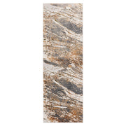 Salim Brown Gray Painterly - T4027 - 3' x 8' Runner