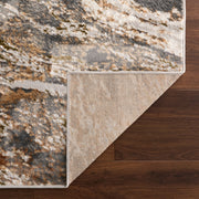 Salim Brown Gray Painterly - T4027 - 3' x 8' Runner