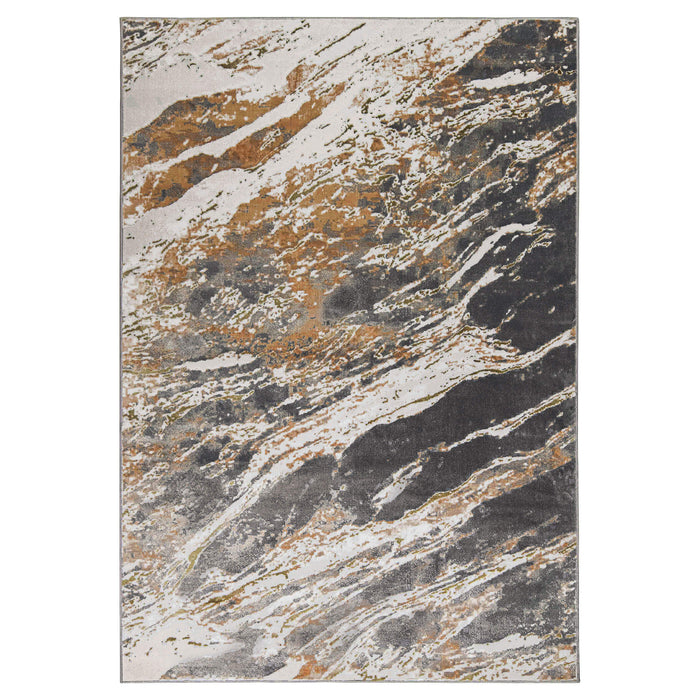 Salim Brown Gray Painterly - T4027 - 10' x 13'