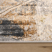 Salim Brown Gray Painterly - T4028 - 3' x 8' Runner