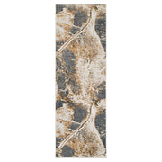 Salim Brown Gray Painterly - T4028 - 3' x 8' Runner