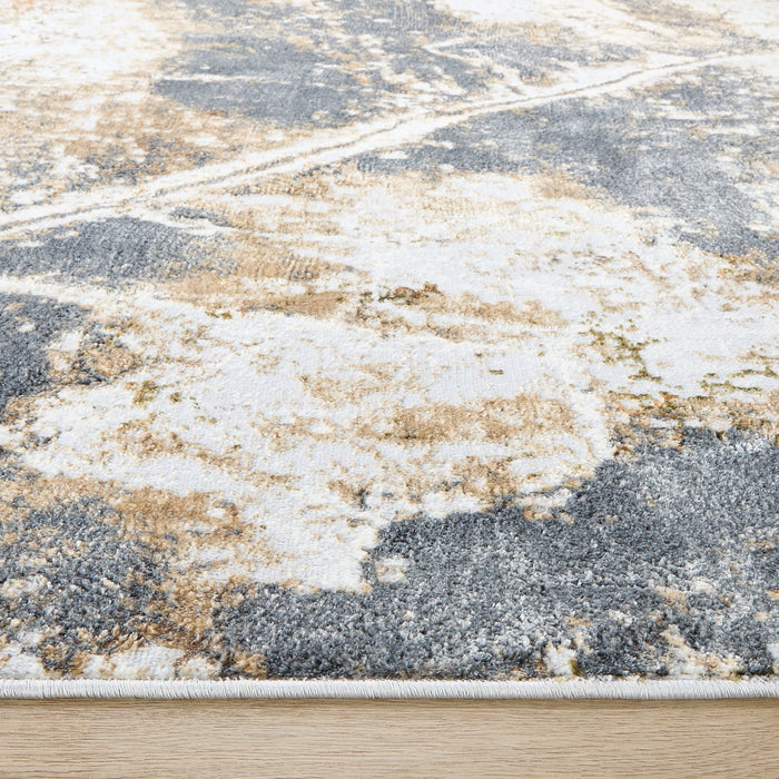 Salim Brown Gray Painterly - T4028 - 8' x 11'