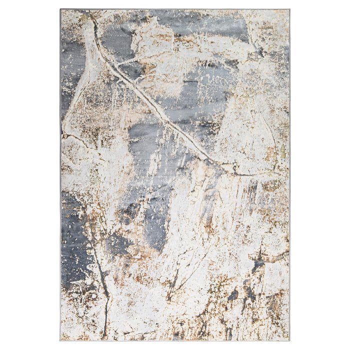 Salim Brown Gray Painterly - T4028 - 2' x 3'