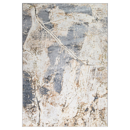 Salim Brown Gray Painterly - T4028 - 5' x 8'