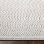 Laila Ivory Linear Geometric - T5001 - 5' x 8'
