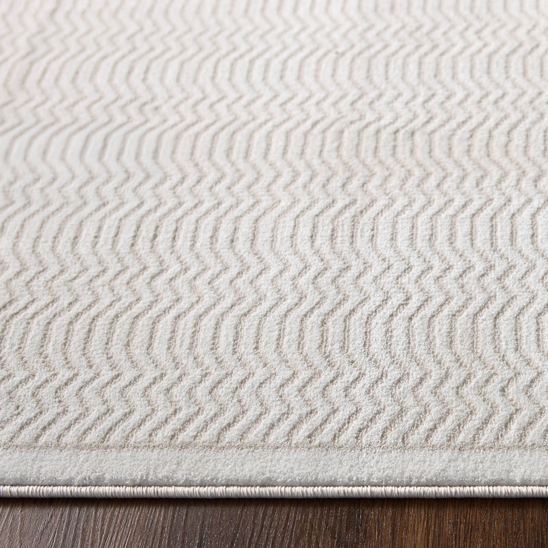 Laila Ivory Linear Geometric - T5001 - 5' x 8'