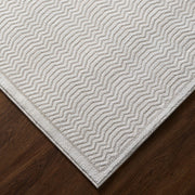 Laila Ivory Linear Geometric - T5001 - 5' x 8'